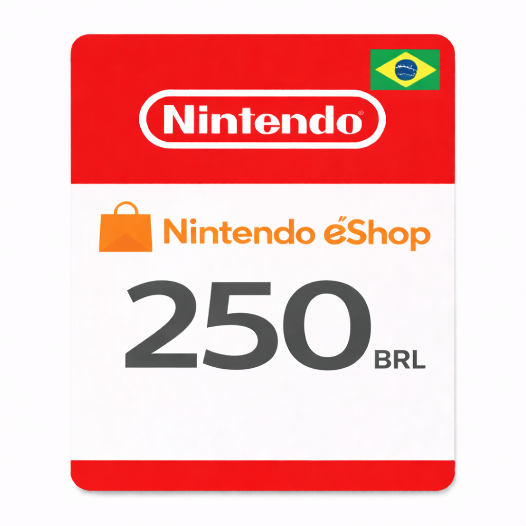 Nintendo Brazil eShop 250 BRL