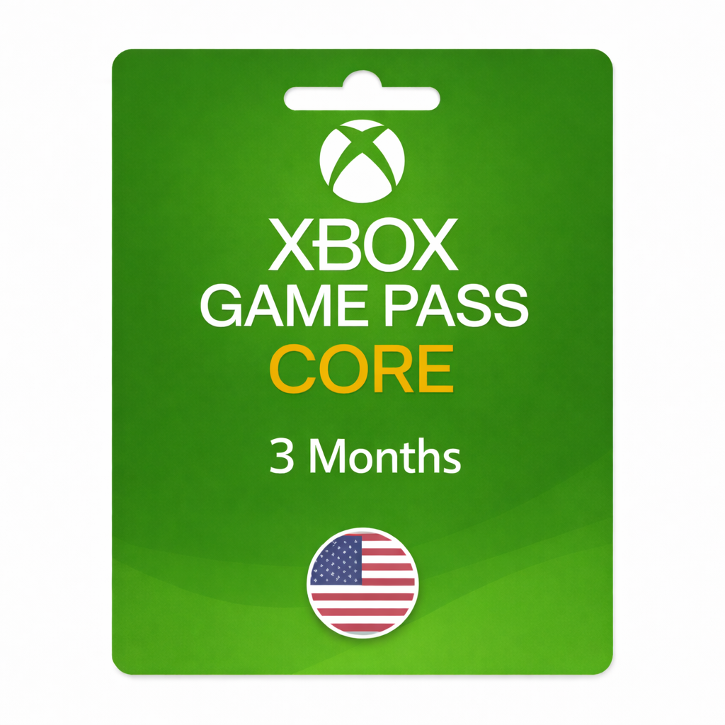 Xbox ABD Game Pass Core 3 Aylık